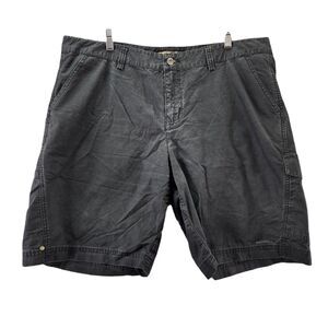 Merrell Mens Cargo Shorts Size 38 Solid Black Outdoors Hiking